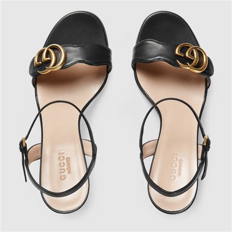 sandal gucci woman|gucci sandals women black.